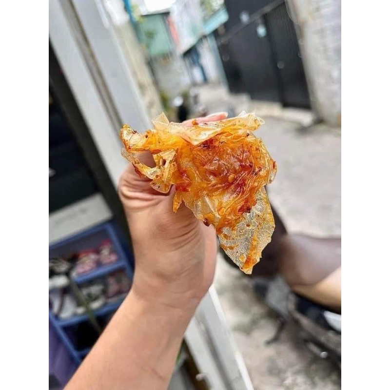 Bánh Tráng rìa phơi sương sate muối nhuyễn