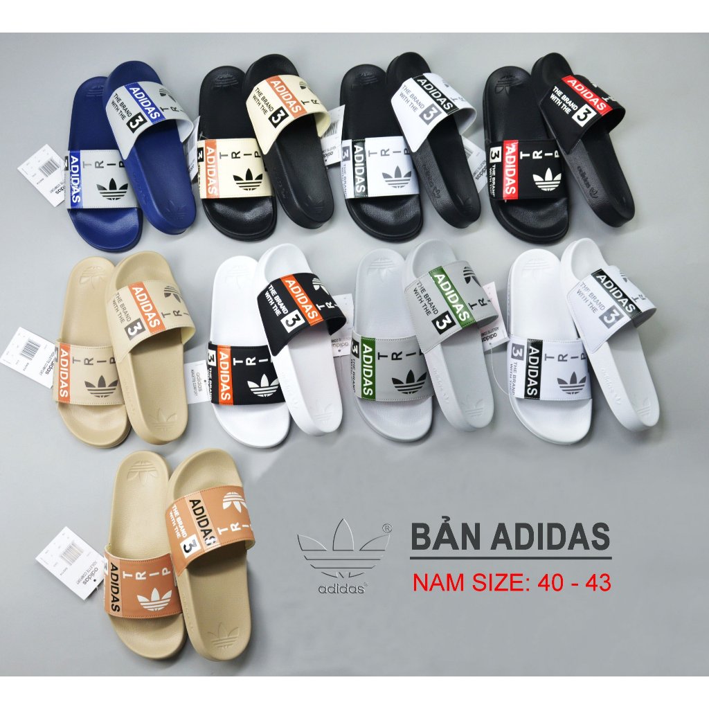 Dép adidas bản phối màu cấp hàng loại 1 mới nhất 2023