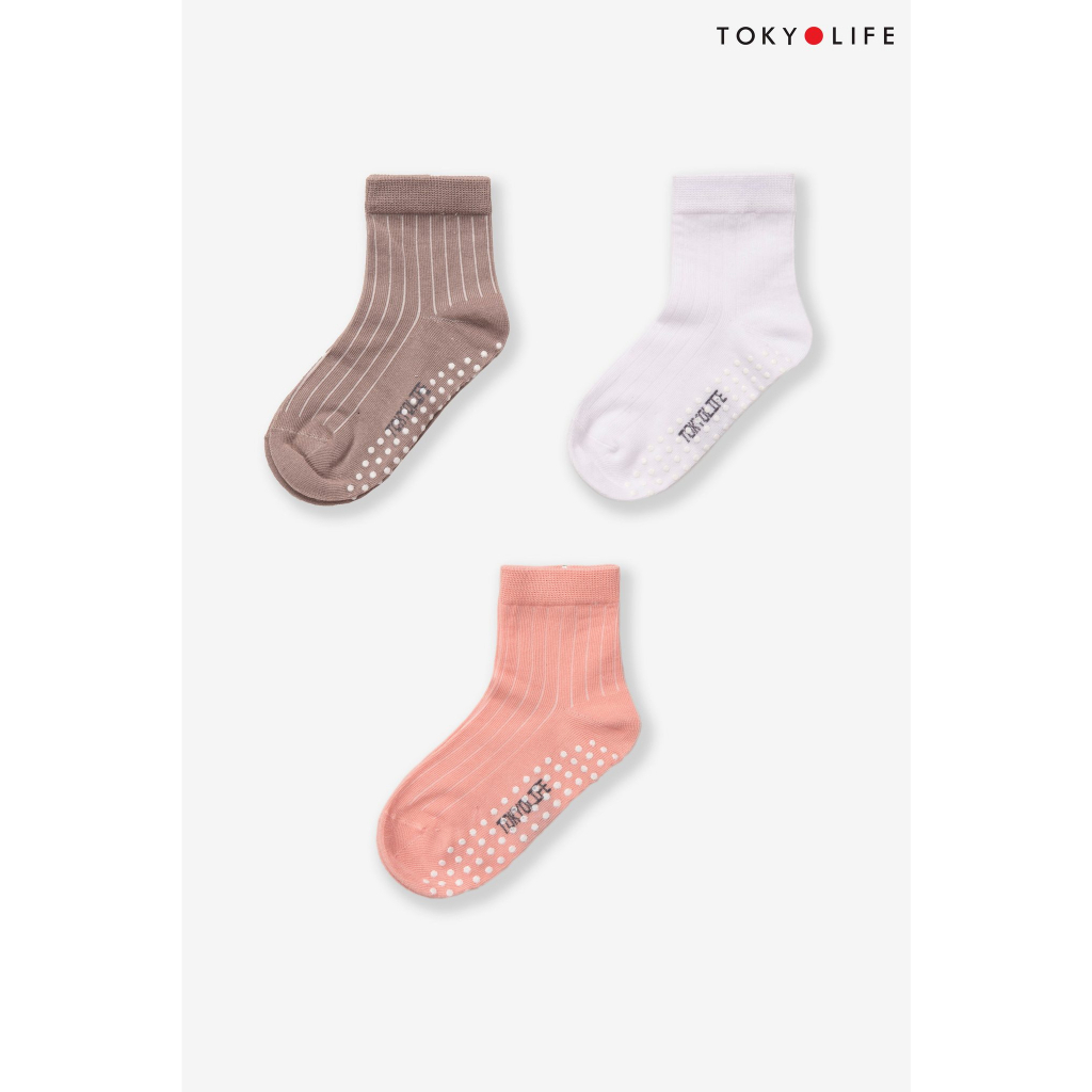 Tất chân TRẺ EM cổ trung Pack 5/Pack 3 TOKYOLIFE C9SOK403L