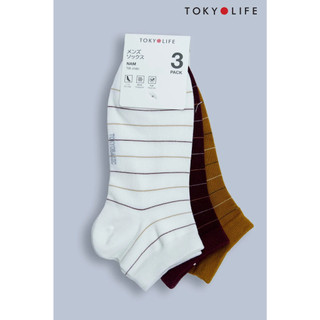 Tất chân nam cổ ngắn Pack 3/ Pack 5 TOKYOLIFE I7SOK241H/ C7SOK204L/C7SOK205L