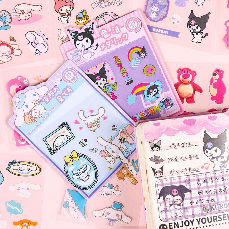Set 25 miếng sticker Sanrio / Lotso