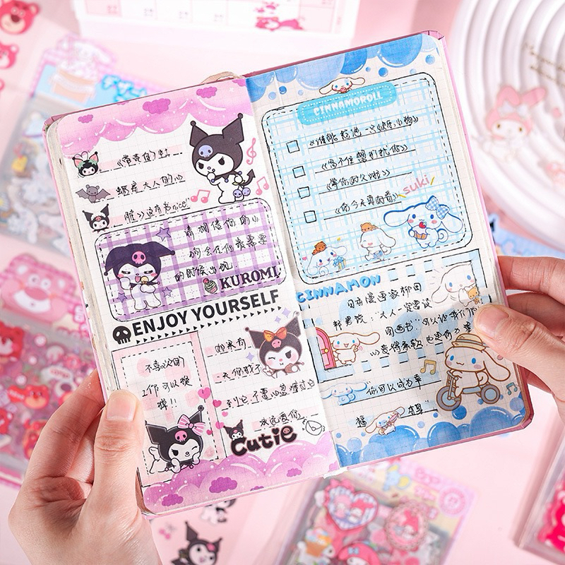 Set 25 miếng sticker Sanrio / Lotso