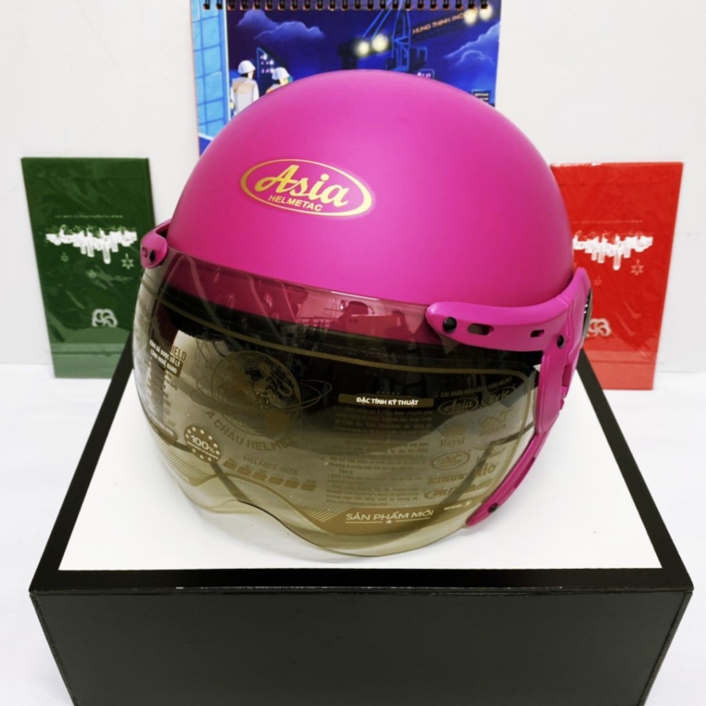Mũ Bảo Hiểm 105 ASIA Chính Hãng  -Bảo Hành 12 Tháng .