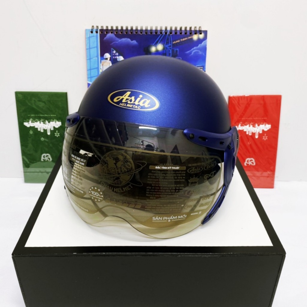 Mũ Bảo Hiểm 105 ASIA Chính Hãng  -Bảo Hành 12 Tháng .