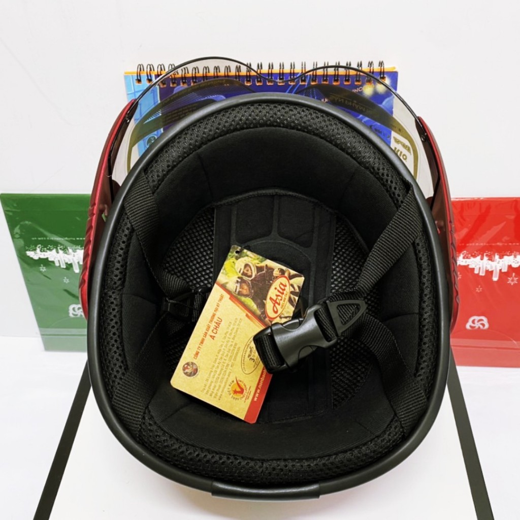 Mũ Bảo Hiểm 105 ASIA Chính Hãng  -Bảo Hành 12 Tháng .