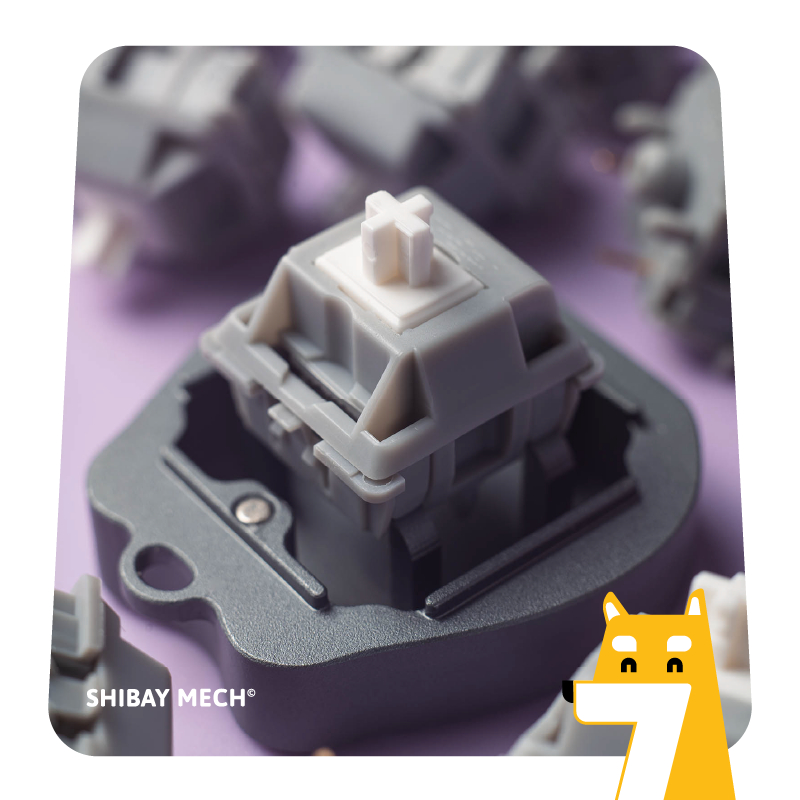 Meteor White Switch - Công tắc bàn phím cơ