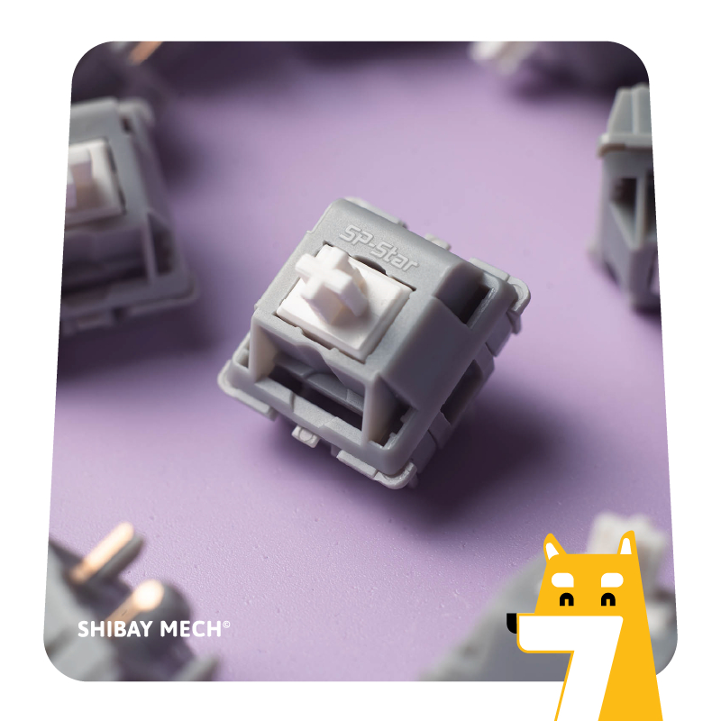 Meteor White Switch - Công tắc bàn phím cơ