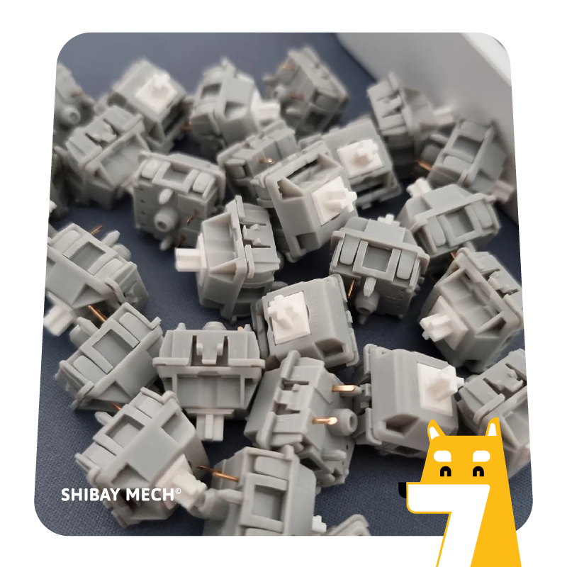 Meteor White Switch - Công tắc bàn phím cơ