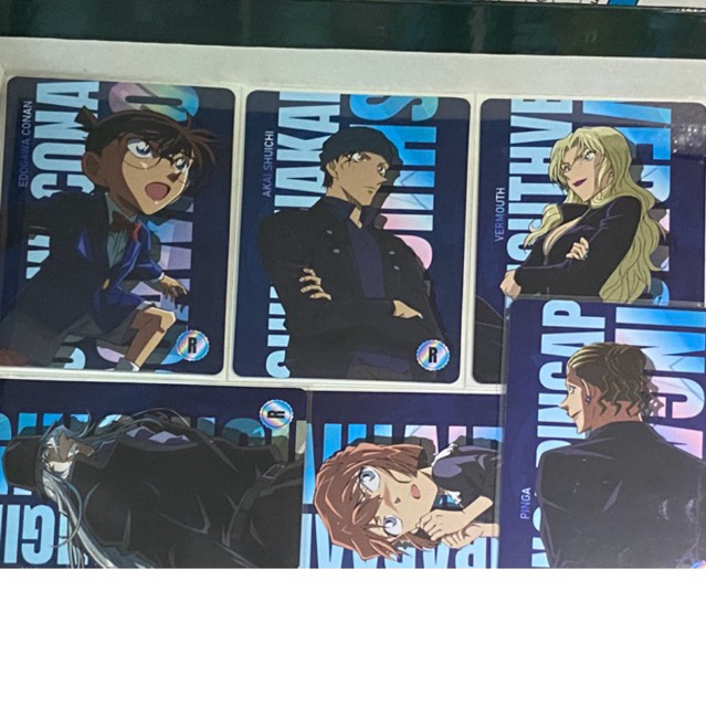 CARD BO GÓC CONAN MOVIE 26 - Combo Card R Tàu ngầm sắt màu đen
