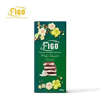 [QUÀ TẶNG SOCOLA TẾT MỨT DÂU 100G] Socola sữa nhân mứt dâu 100g FIGO