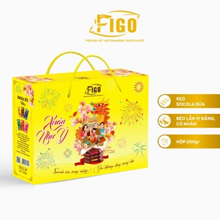 [QUÀ TẶNG SOCOLA TẾT MỨT DÂU 100G] Socola sữa nhân mứt dâu 100g FIGO