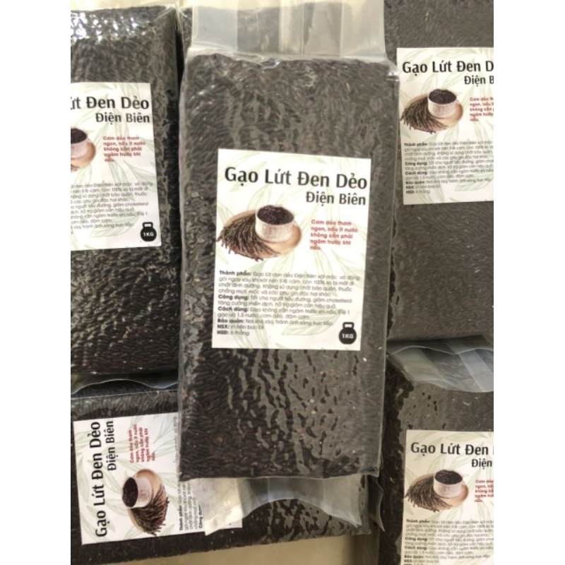 Gạo lứt đen dẻo Điện Biện ăn kiêng giảm cân healthy eatclean thực dưỡng 1kg 3kg 5KG - Thanh Mộc Trà