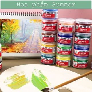[SUMMER] Màu bột pha sẵn, màu GOUACHE (WAT/GOAT) 100ML