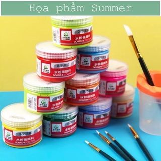 [SUMMER] Màu bột pha sẵn, màu GOUACHE (WAT/GOAT) 100ML