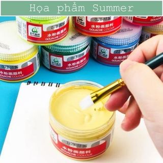 [SUMMER] Màu bột pha sẵn, màu GOUACHE (WAT/GOAT) 100ML