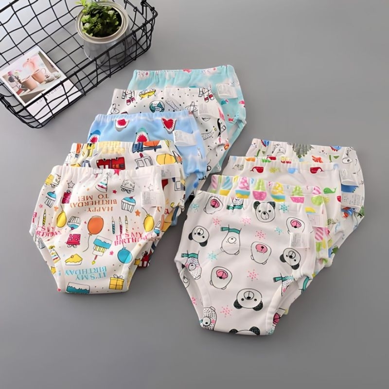 Quần bỏ bỉm , quần bỉm vải cho bé trai , bé gái sz 3kg đến 35kg