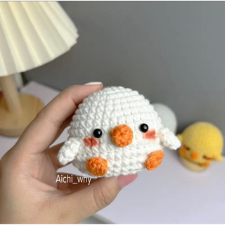 (Có sẵn) móc len móc khoá Vịt Doji, Móc khóa len dễ thương handmade size to ,Móc khóa hand made đồ trang trí
