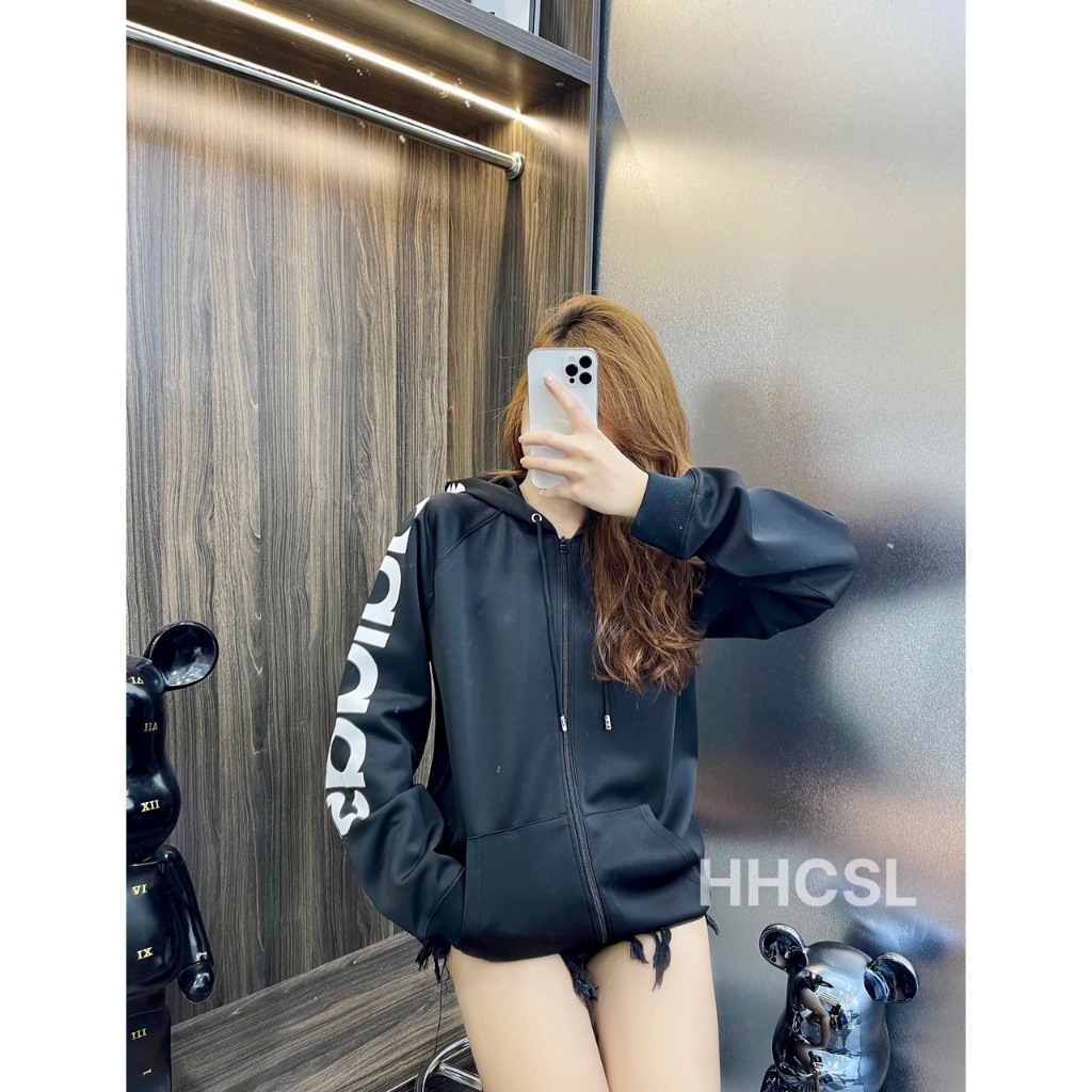 Áo Khoác , Áo Khoác Nỉ Adidass Nam Nữ Khóa Có Mũ Cao Cấp