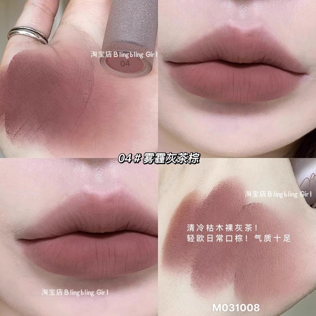 Son lì hàng nội địa Trung tone màu nhẹ nhàng giúp chị em có đôi môi quyến rũ