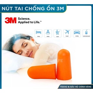 Nút tai chống ồn  có dây, xốp PU mềm mại