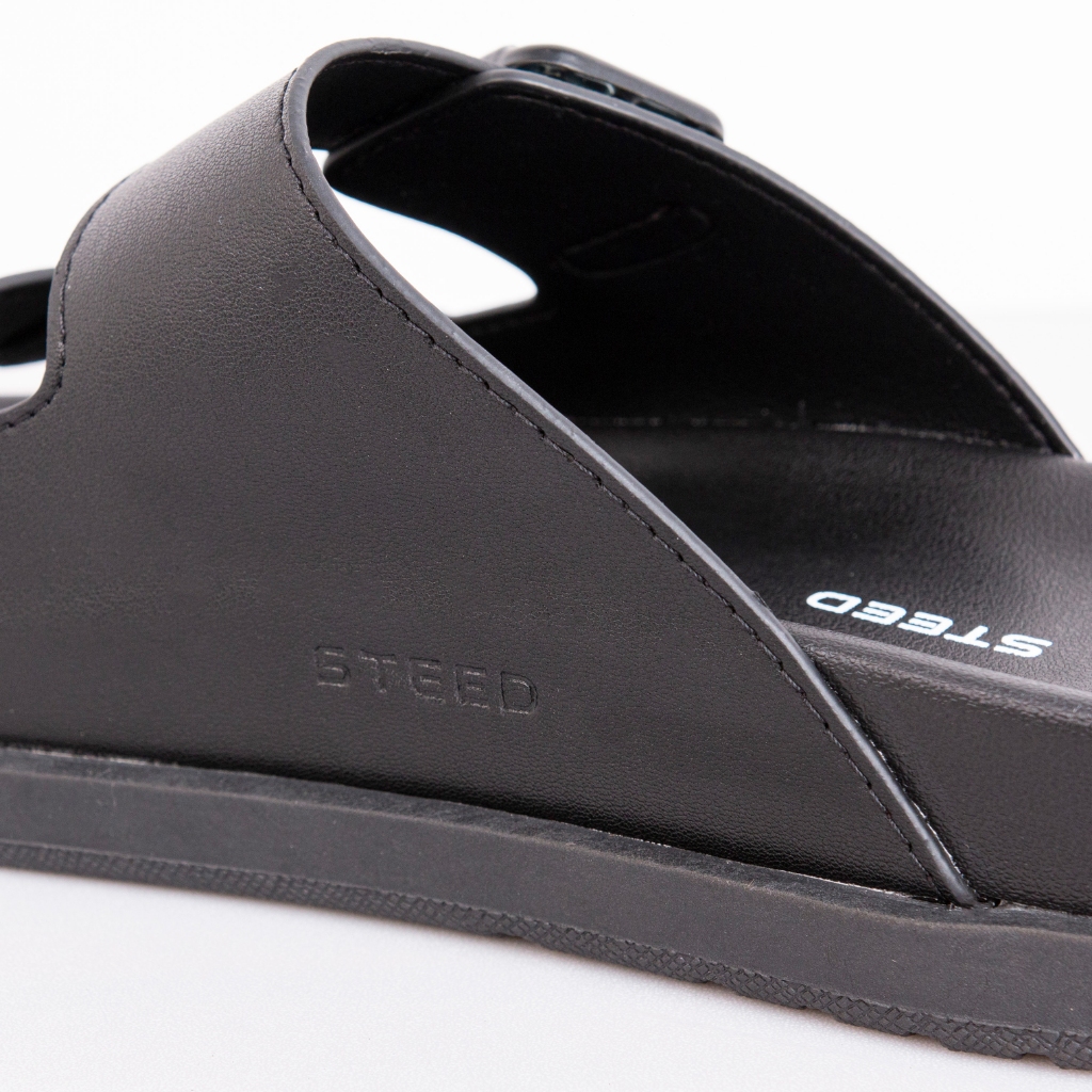 Dép Sandal Nam Unisex Sola Quai MicroFiber Chống Nước, Đế Tăng Chiều Cao - Thương Hiệu Steeler