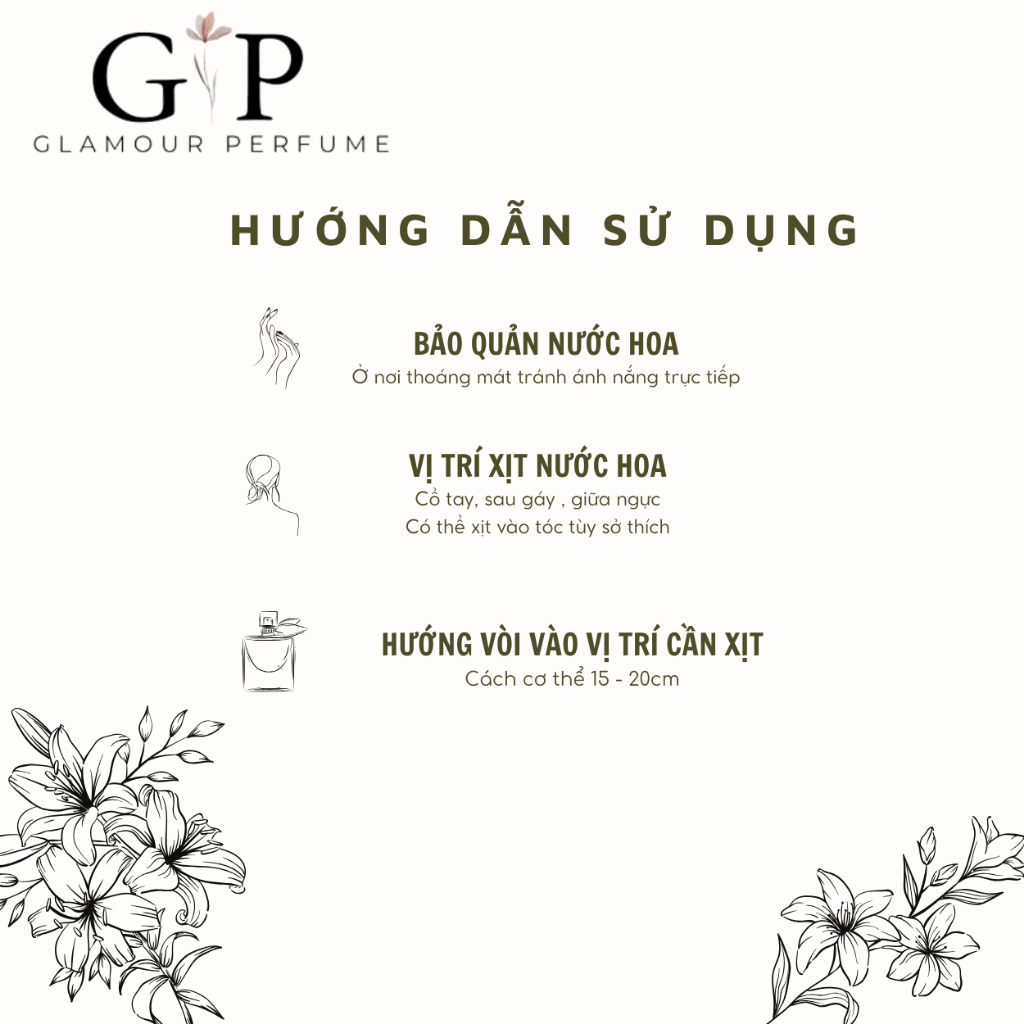 Nước hoa nữ 10ml Glamour Perfume Jadore Sang Trọng Quý Phái Quyến Rũ