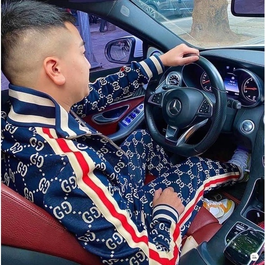 Bộ Thể Thao Nam in chữ Gucci Hot 2023