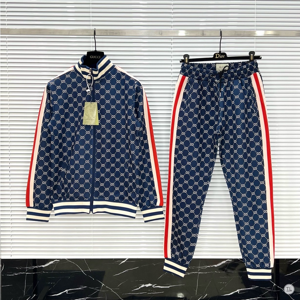Bộ Thể Thao Nam in chữ Gucci Hot 2023