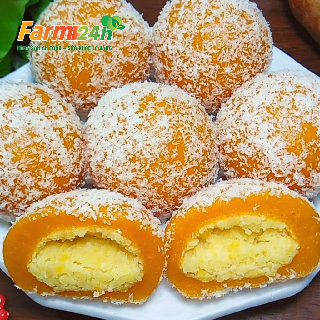 Bột bí đỏ  sấy lạnh nguyên chất 100%, tạo màu cho bánh kẹo, đồ uống, nấu cháo, súp, thạch dừa, rau câu, đắp mặt