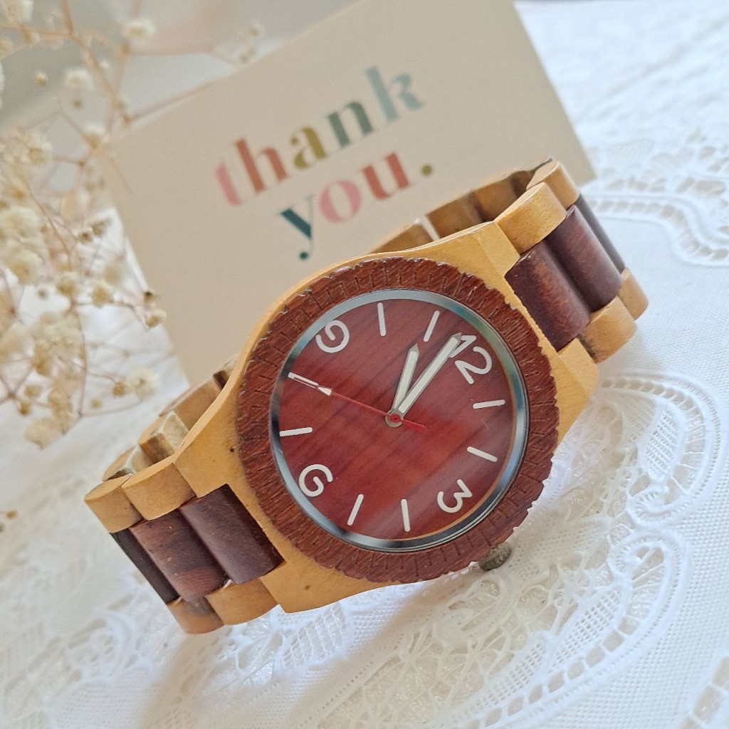 Đồng hồ SI Nhật - Nam - THÂN GỖ