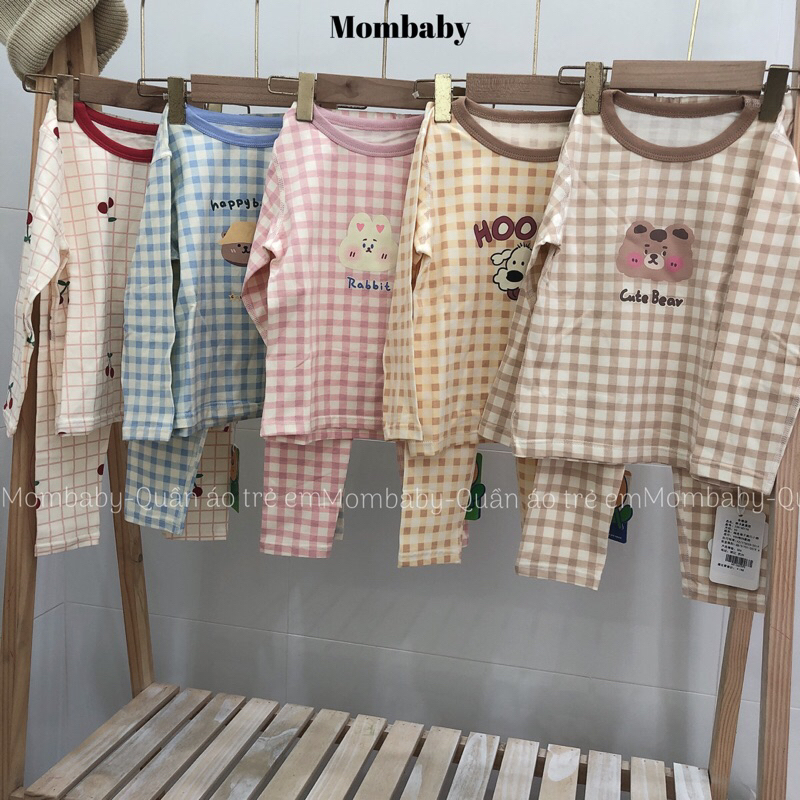 Bộ Dài Tay Hoạ Tiết Phong Cách Hàn Thích Hợp Thu Đông Cho Bé Trai Và Bé Gái