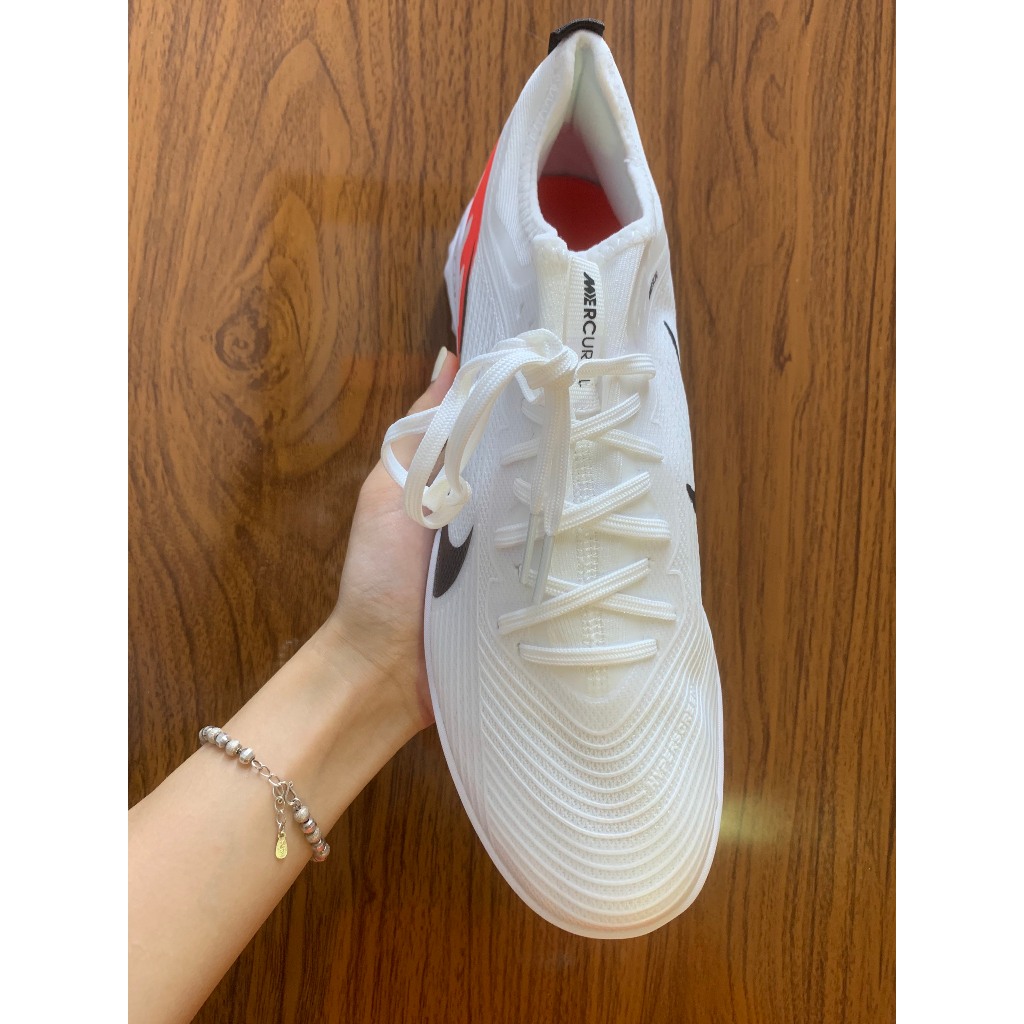 Giày Đá Bóng Vapor 15 Trắng Đỏ tặng kèm tất