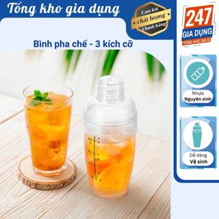 Bình lắc nhựa, bình pha chế nhựa Việt Nhật - 3 kích cỡ