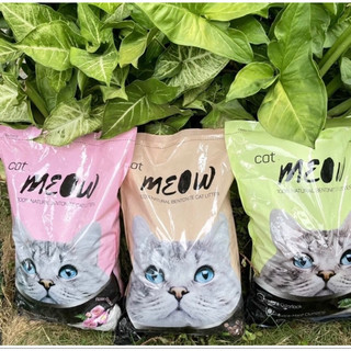 Cát vệ sinh cho mèo cát Meow túi 8L tiện lợi