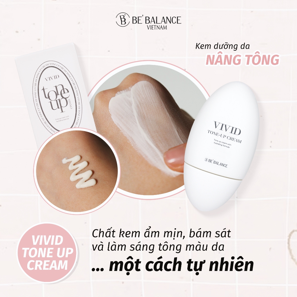 [Quà tặng] Bộ sản phẩm Bảo vệ và Nâng tone da BEBALANCE Vivid Sun Fluid 50ml và Vivid Tone Up 50ml