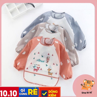  Áo Yếm ăn dặm chống thấm, có máng cho bé Shopbeho