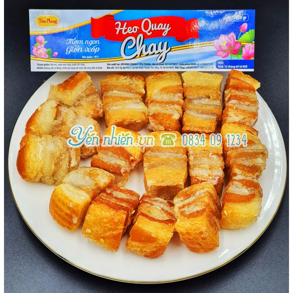 Ba Rọi Heo Quay Chay Cao Cấp Tiên Phong 250g