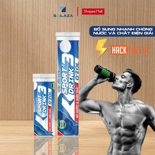 (QUÀ TẶNG) Viên sủi thể thao ion+ bù nước điện giải cho cơ thể Sport Drink O'zol tuýp 20 viên