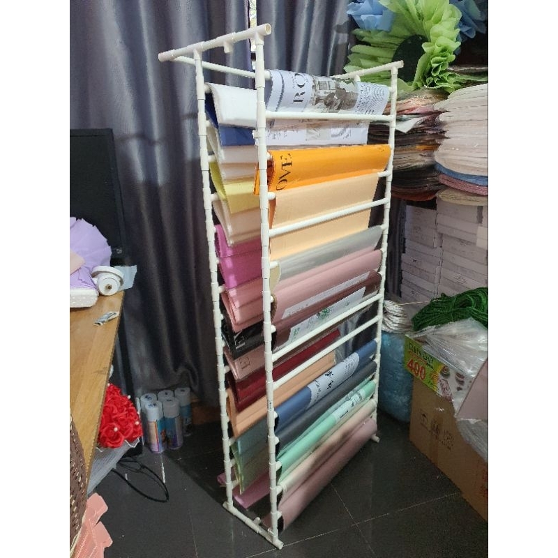 Kệ treo giấy gói hoA