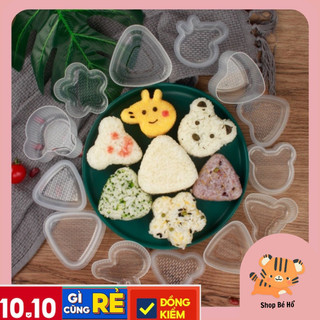 (Ảnh thật tự chụp) Khuôn tạo hình ,làm cơm nắm,làm bánh cho bé 7 chi tiết Shopbeho