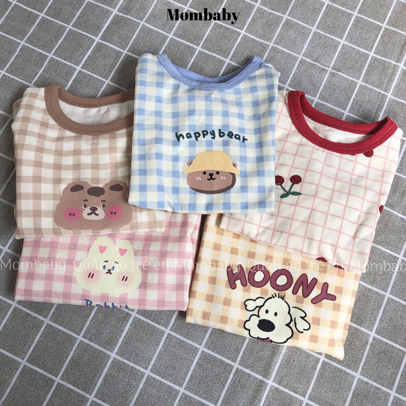 Bộ Dài Tay Hoạ Tiết Phong Cách Hàn Thích Hợp Thu Đông Cho Bé Trai Và Bé Gái