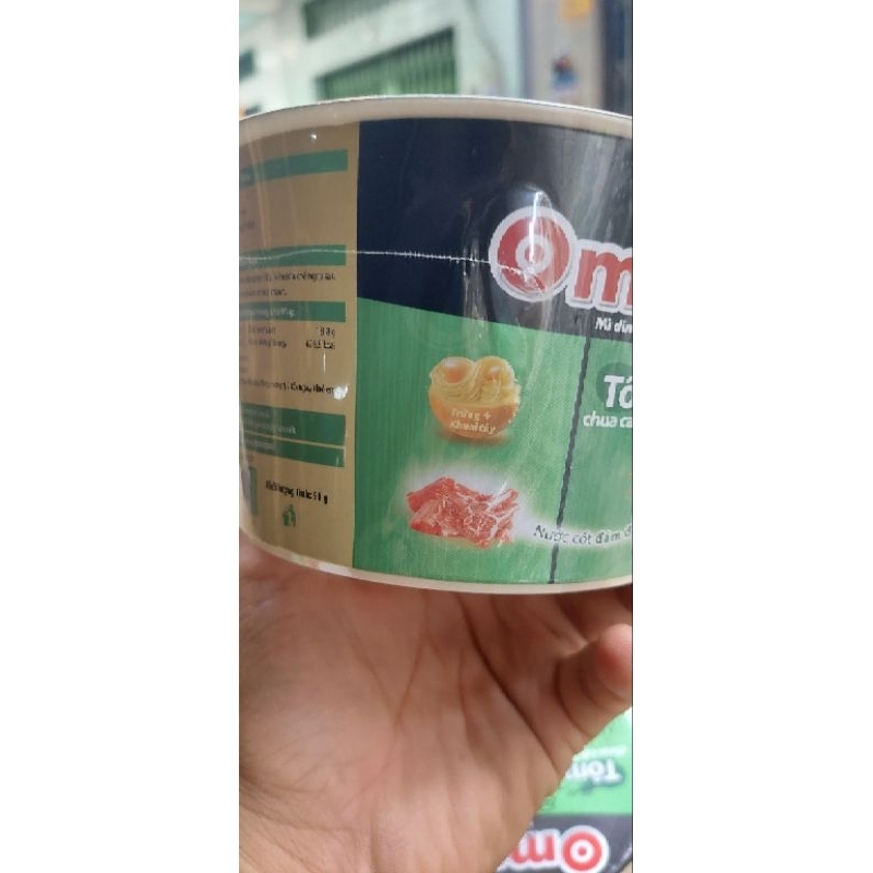 Mì Omachi Tôm chua cay Thái thùng 12 tô
