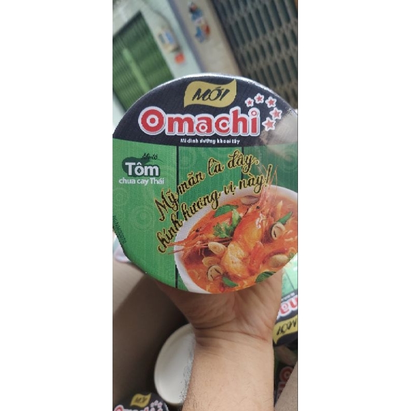 Mì Omachi Tôm chua cay Thái thùng 12 tô