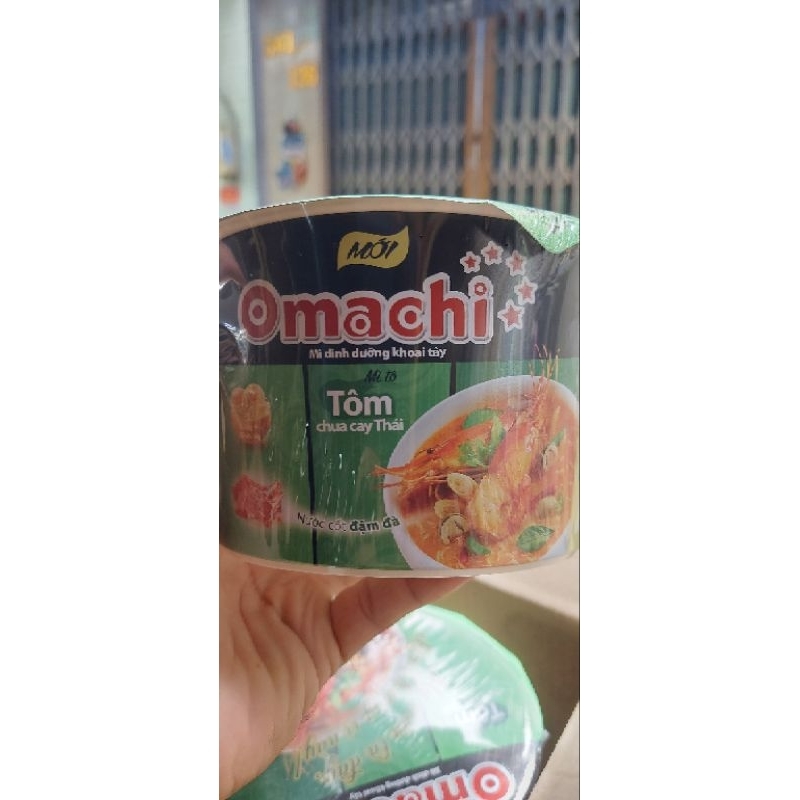 Mì Omachi Tôm chua cay Thái thùng 12 tô