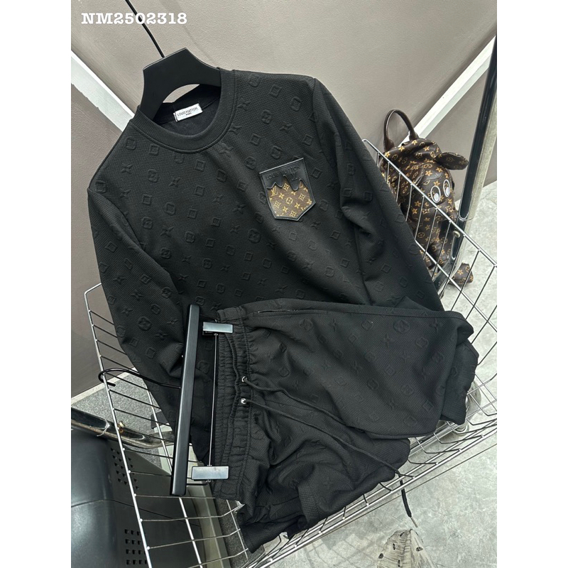 Bộ nỉ nam EO VÌ vải dập vân bản SUPPER cao cấp