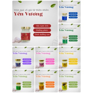 (Combo 10 hủ)Yến Vương - Yến Hoàng - Kidstar - MonNest - Kingnests - Sunnest Greenbird Nha Trang