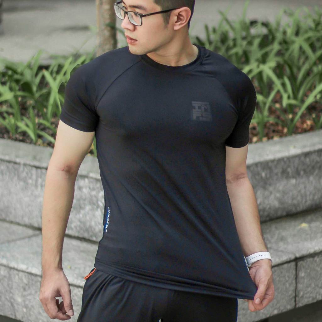Áo thun nam ngắn tay INF.S Label Training Tee chính hãng chất thun lạnh, co giãn thoải mái - Aries