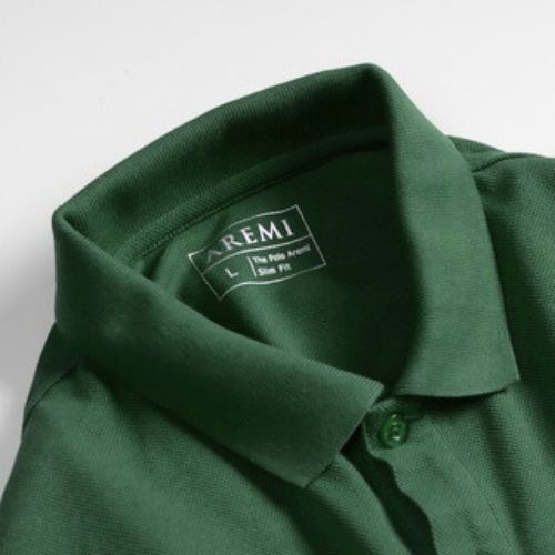 Áo POLO cao cấp cổ bẻ ngắn tay thêu ngực vải cá sấu CVC xanh lá full size - tsstore95