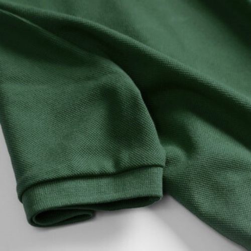 Áo POLO cao cấp cổ bẻ ngắn tay thêu ngực vải cá sấu CVC xanh lá full size - tsstore95