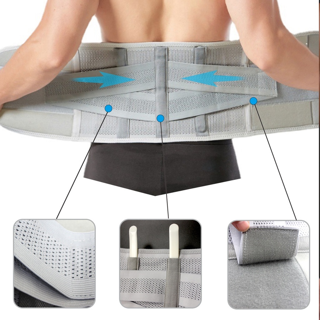 Đai Lưng Thắt Lưng Định Hình Cột Sống, Cải Thiện Thoái Hóa,Thoát Vị Vùng Thắt Lưng – Chính Hãng ACK